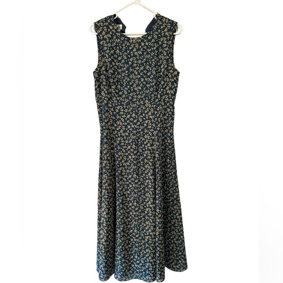 Beautiful vintage David Warren dress with keyhole back in size 10 - Picture 1 of 9